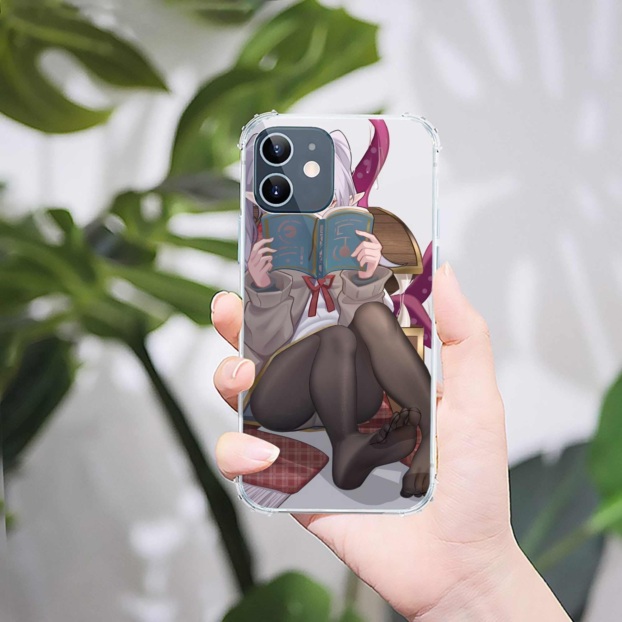 （画像用） 葬送のフリーレン Frieren 【iPhone 12シリーズ対応】透明スマホケース（クリアソフトケース）